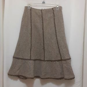 Loft knee length skirt